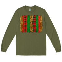 Army Green Christmas brushstroke Long Sleeve Tee - Jasminsmagicworld