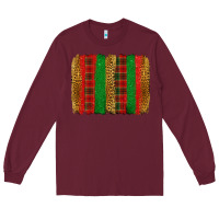 Burgundy Christmas brushstroke Long Sleeve Tee - Jasminsmagicworld