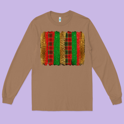 Christmas Brushstroke Long Sleeve Tee Designed By Jasminsmagicworld