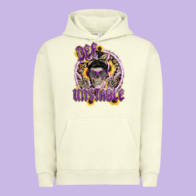 Def Unstable Urban Hoodie Designed By Cowgirlartshop