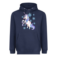 Navy Winter unicorn Heavyweight Hoodie - Artiststas