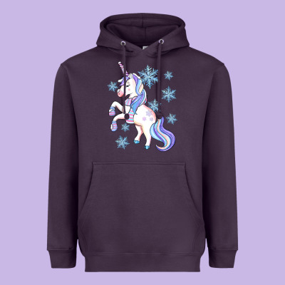Winter Unicorn Heavyweight Hoodie Designed By Artiststas