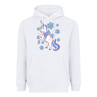 White Winter unicorn Heavyweight Hoodie - Artiststas