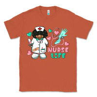 Copper nurse life afro american nurse Classic Tee - BarkalooDesign