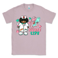 Lilac nurse life afro american nurse Classic Tee - BarkalooDesign