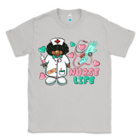 Moon Dust nurse life afro american nurse Classic Tee - BarkalooDesign