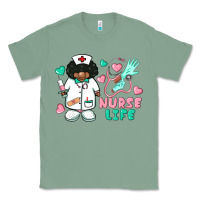 Sage nurse life afro american nurse Classic Tee - BarkalooDesign