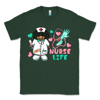Sports Green nurse life afro american nurse Classic Tee - BarkalooDesign