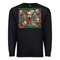 Black camel face Premium Sweatshirt - BarkalooDesign