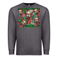 Charcoal Heather camel face Premium Sweatshirt - BarkalooDesign