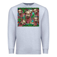 Heather Grey camel face Premium Sweatshirt - BarkalooDesign
