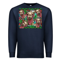 Navy camel face Premium Sweatshirt - BarkalooDesign