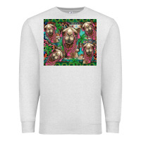 Oatmeal Heather camel face Premium Sweatshirt - BarkalooDesign