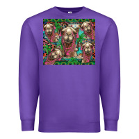 Purple camel face Premium Sweatshirt - BarkalooDesign