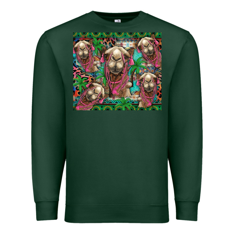 Camel Face Premium Sweatshirt by BarkalooDesign | Teevron