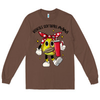 Chestnut boujee softball mama Long Sleeve Tee - JahusDesignShop