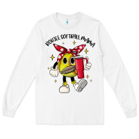 White boujee softball mama Long Sleeve Tee - JahusDesignShop