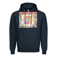 Navy fuck this shit Zipper Hoodie - MaliasSmallBusiness