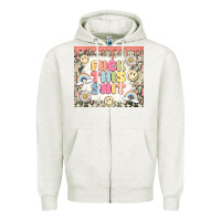 Oatmeal Heather fuck this shit Zipper Hoodie - MaliasSmallBusiness