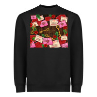 Black love letters tumbler Heavyweight Sweatshirt - AdoDesignShop