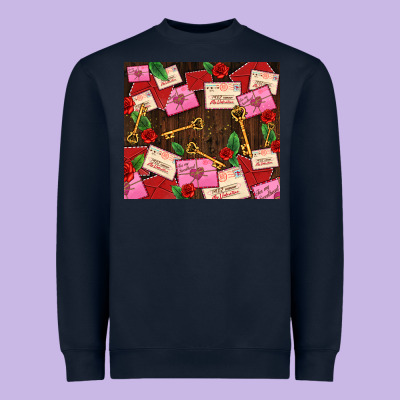 Love Letters Tumbler Heavyweight Sweatshirt Designed By Adodesignshop