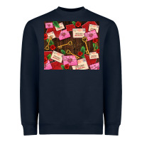 Navy love letters tumbler Heavyweight Sweatshirt - AdoDesignShop