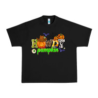 Black howdy halloween pumpkins Urban Heavy Tee - AdoDesignShop
