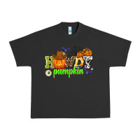 Pigment Black howdy halloween pumpkins Urban Heavy Tee - AdoDesignShop