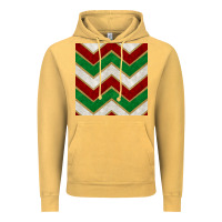 Vintage Mustard christmas stripes seamless pattern Vintage Hoodie - BundleAndBundleShop