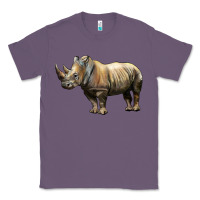 Lavender Rhino Illustrations Classic Tee - LillyAllenDesigns