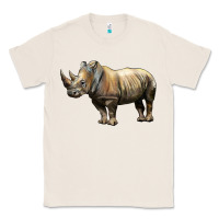 Natural Rhino Illustrations Classic Tee - LillyAllenDesigns