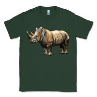 Sports Green Rhino Illustrations Classic Tee - LillyAllenDesigns