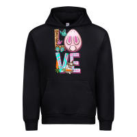Black Love Rabbit Easter Day Urban Hoodie - HowdyJamesFarm