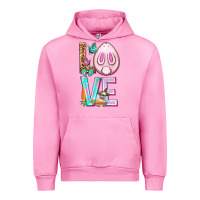 Fuchsia Pink Love Rabbit Easter Day Urban Hoodie - HowdyJamesFarm
