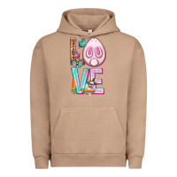 Pigment Burro Love Rabbit Easter Day Urban Hoodie - HowdyJamesFarm