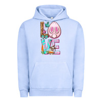 Pigment Grape Ice Love Rabbit Easter Day Urban Hoodie - HowdyJamesFarm