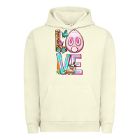 Pigment Pistachio Love Rabbit Easter Day Urban Hoodie - HowdyJamesFarm