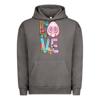 Pigment Tornado Love Rabbit Easter Day Urban Hoodie - HowdyJamesFarm