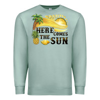 Seafoam here comes the sun Premium Sweatshirt - BarkalooDesign
