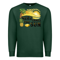 Sports Green here comes the sun Premium Sweatshirt - BarkalooDesign