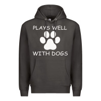 Smoke Plays Well With Dogs Premium Hoodie - Bettercallsaul