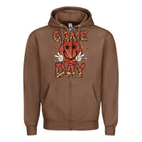 Chestnut game day Zipper Hoodie - MaliasSmallBusiness
