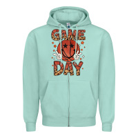 Seafoam game day Zipper Hoodie - MaliasSmallBusiness