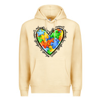 Pina Colada autism heart Premium Hoodie - JahusDesignShop
