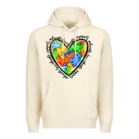 Sandshell autism heart Premium Hoodie - JahusDesignShop