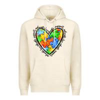 Tofu autism heart Premium Hoodie - JahusDesignShop