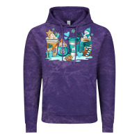 Cloud Purple winter coffe cups Vintage Hoodie - AdoDesignShop