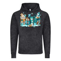 Vintage Black winter coffe cups Vintage Hoodie - AdoDesignShop