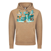 Vintage Coffee winter coffe cups Vintage Hoodie - AdoDesignShop