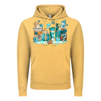 Vintage Mustard winter coffe cups Vintage Hoodie - AdoDesignShop